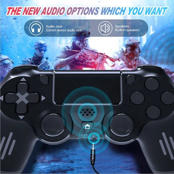 Newest Design original Black PS4 Wireless Game Controller Gamepad for PS4 controller