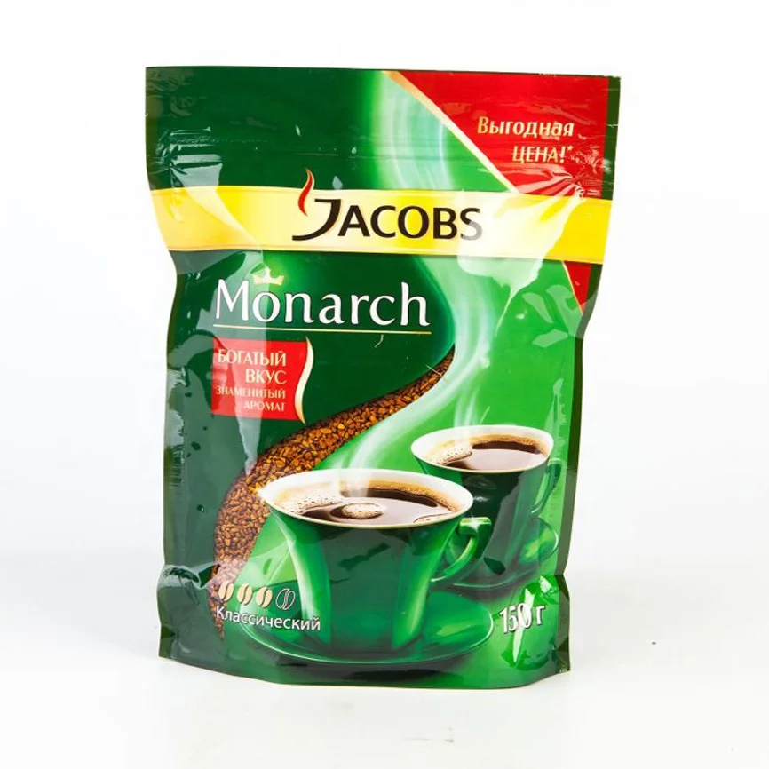 
 Сушеные зерна для растворимого кофе, классический вкус, богатый вкус и аромат, пакет с замком Zip Lock, M/Y 150 г * 9 шт. (PAL143) (SL 10) JDE  