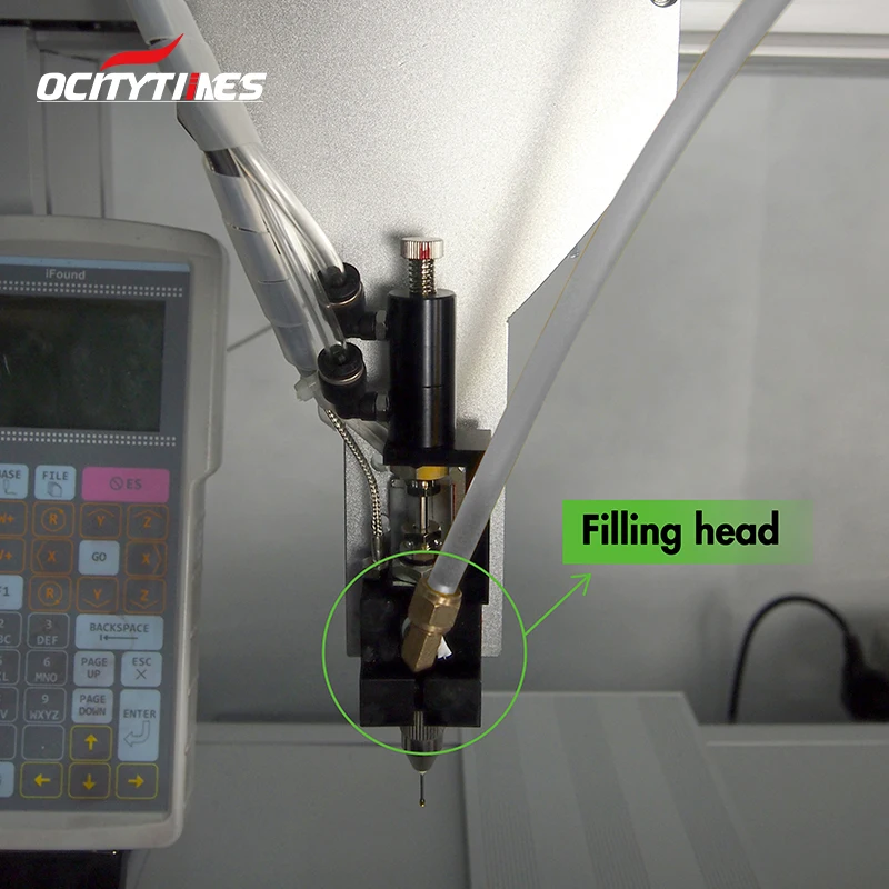 
Ocitytimes automatic cigarette making cbd oil cartridge bottles syringes filling equipment 