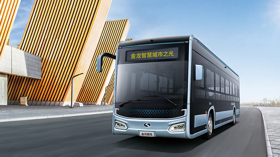 KingLong City Light XMQ6125AGBEVL1 Sightseeing Bus Comfortable RHD Pure EV Electric City Bus