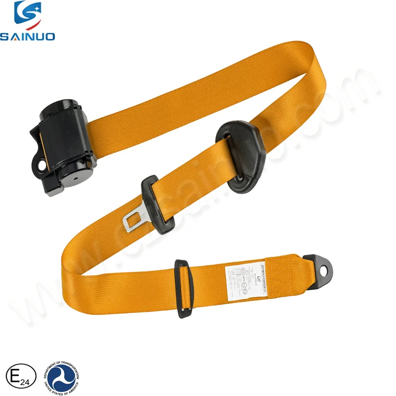3-Point Seatbelt Lap Strap Retractable Safety Belt