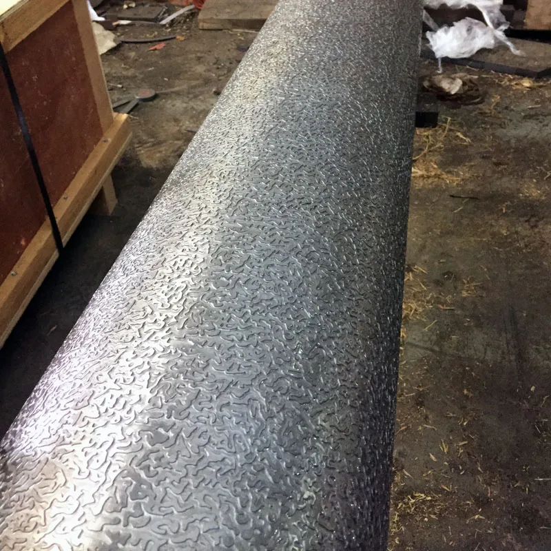 Aluminum foil paper embossing roller