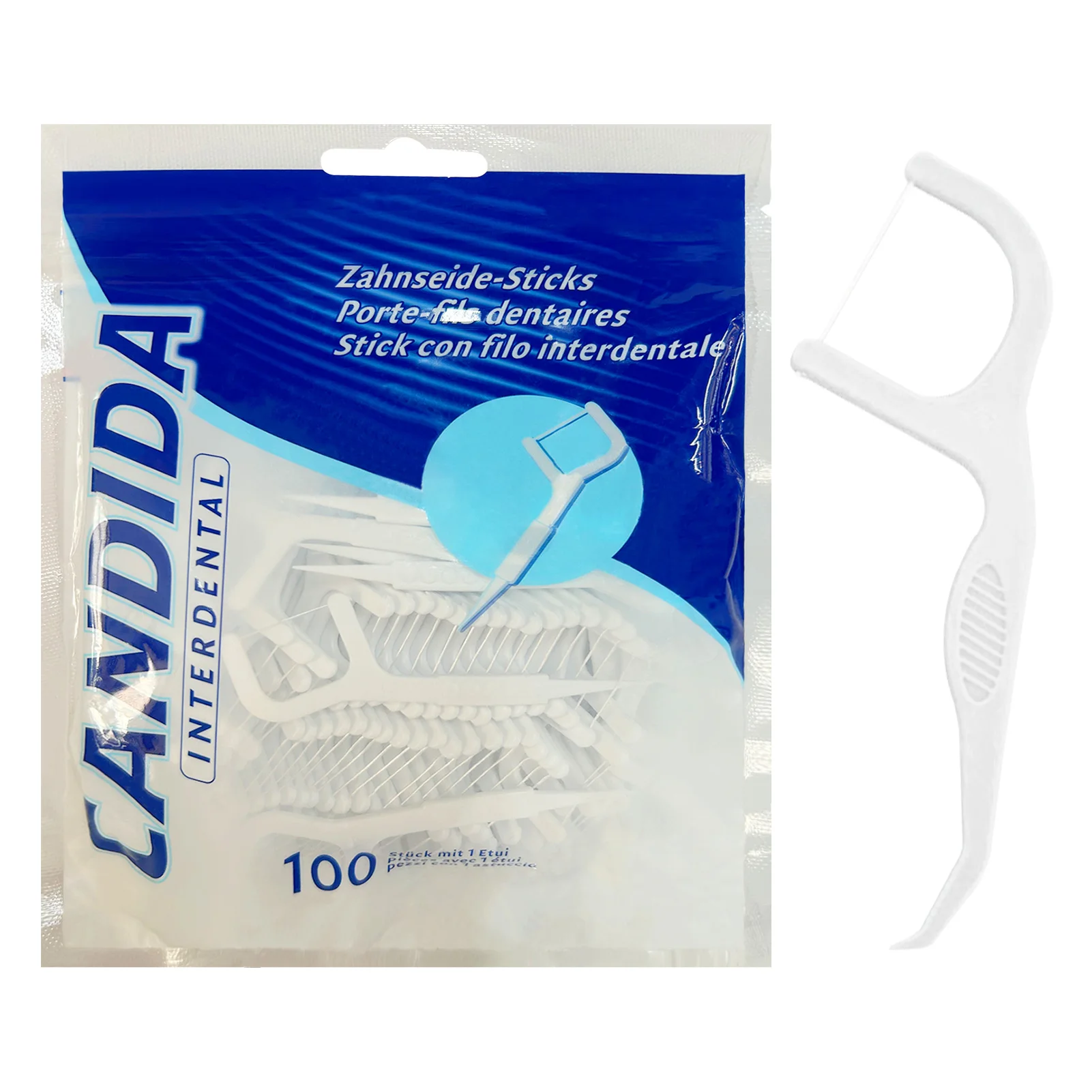 Wholesale Clean Teeth Plastic Dental Floss Picks portable strong floss toothpick dental floss for oral care