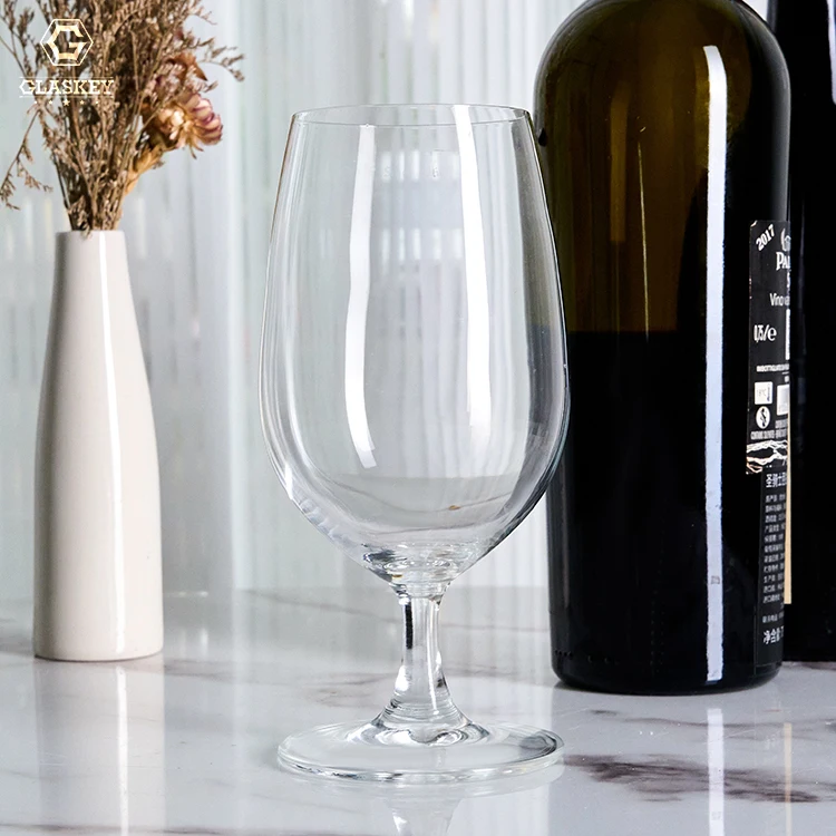 Lead-Free Glass Wine Glasses Dishwasher Safe Stemware Cups Durable Tasting Glasses 410Ml