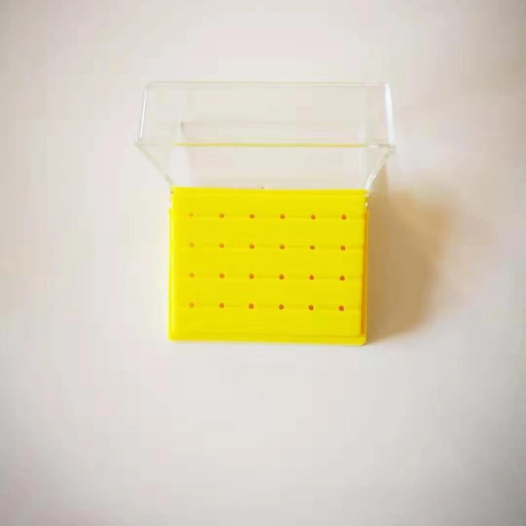 24 Holes Autoclavable Plastic Dental Bur Block Dental Bur Holder