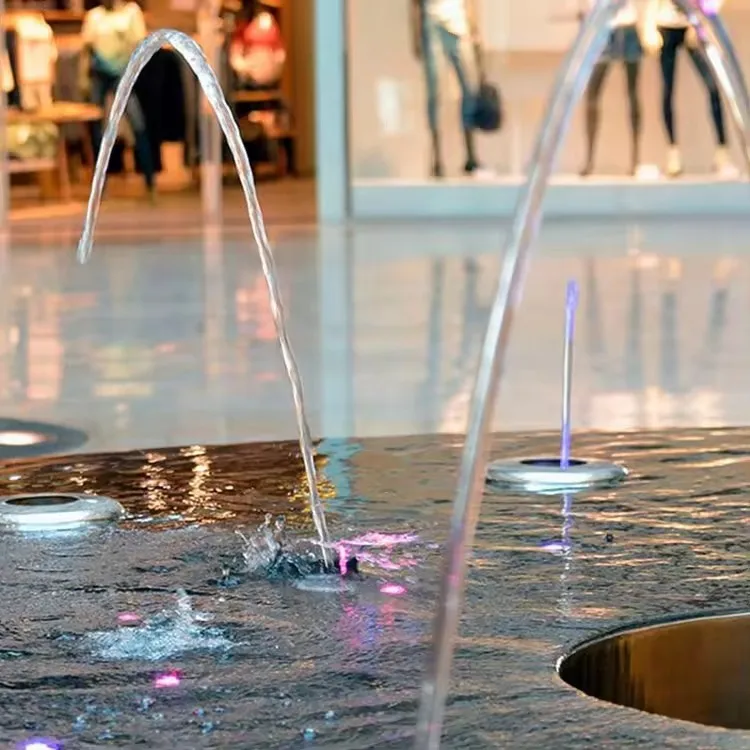 Stainless Steel Leaping jumping jet fountain fountain with DMX Control jumping water jet