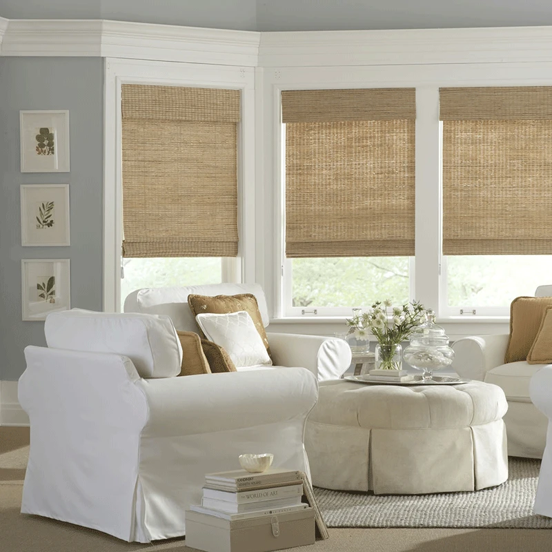 Reed Blind Roller Natural Blinds Outdoor Sunscreen