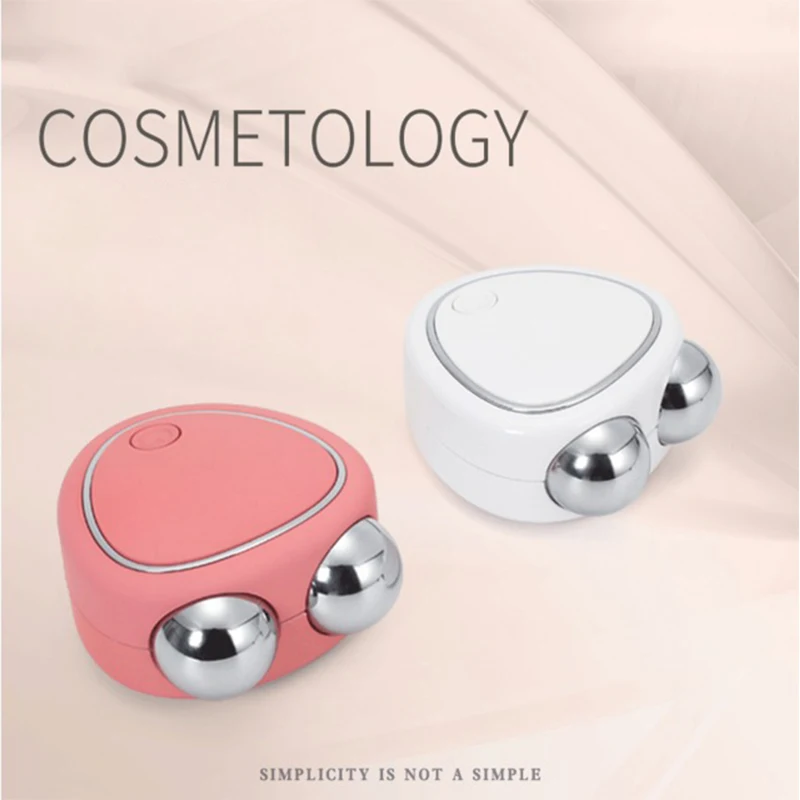 New Mini Skin Firm Device Anti-aging Face Lift Roller Facial Massager Anti Wrinkle Microcurrent Skin Face Massage Beauty Device