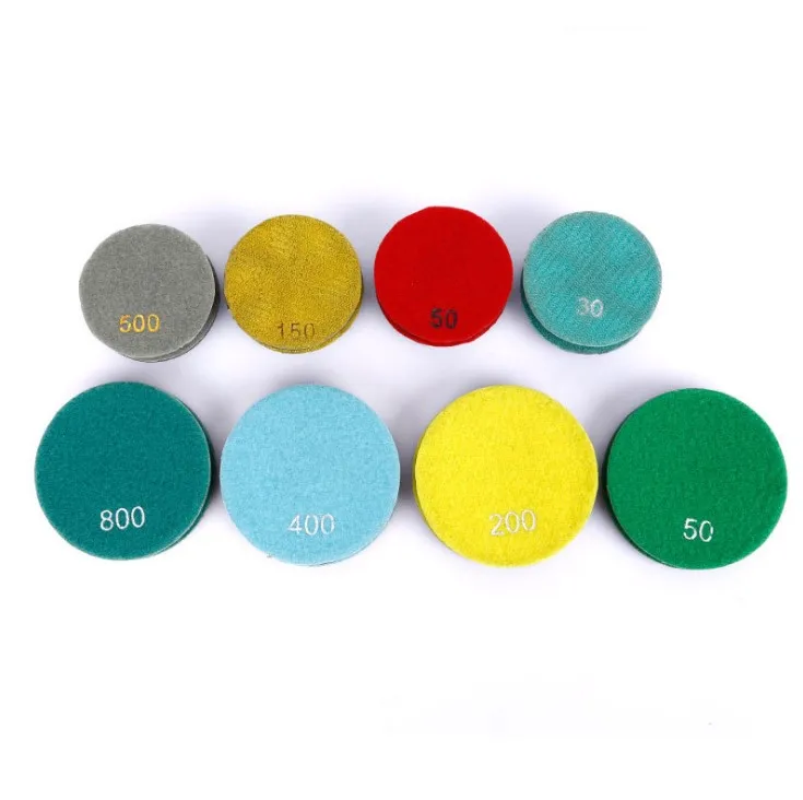 Abrasives Tools Diamond Polish Pad Dry For Marble Granite Polishing Flexible Diamond Dry Grinding Disc For Stone