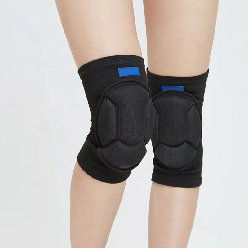 2024 Hot Sale Thick Soft Volleyball Sports Support Knee Pad Brace With Cushion Knee Pads For Basketball