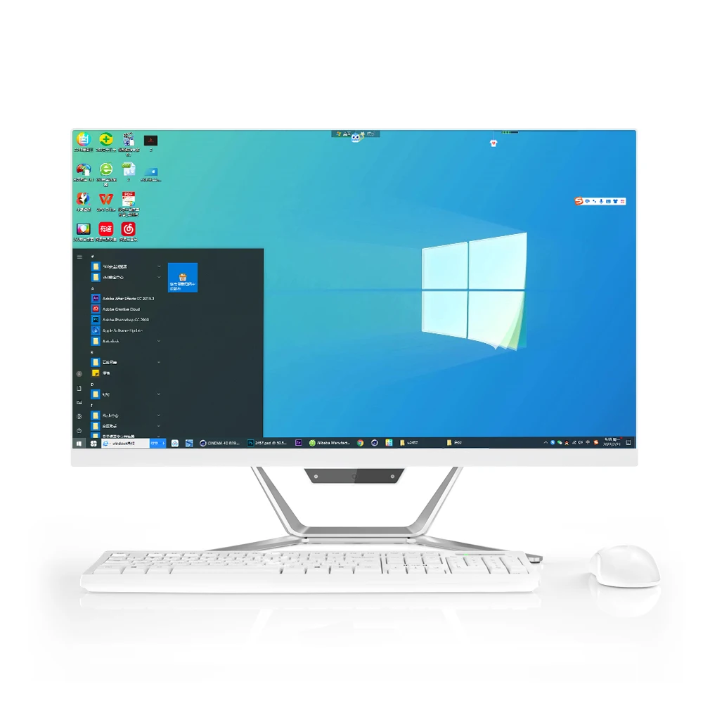 Китайский производитель aio промышленный Настольный ПК core i5 i7 touch 2K HD все в одном ПК