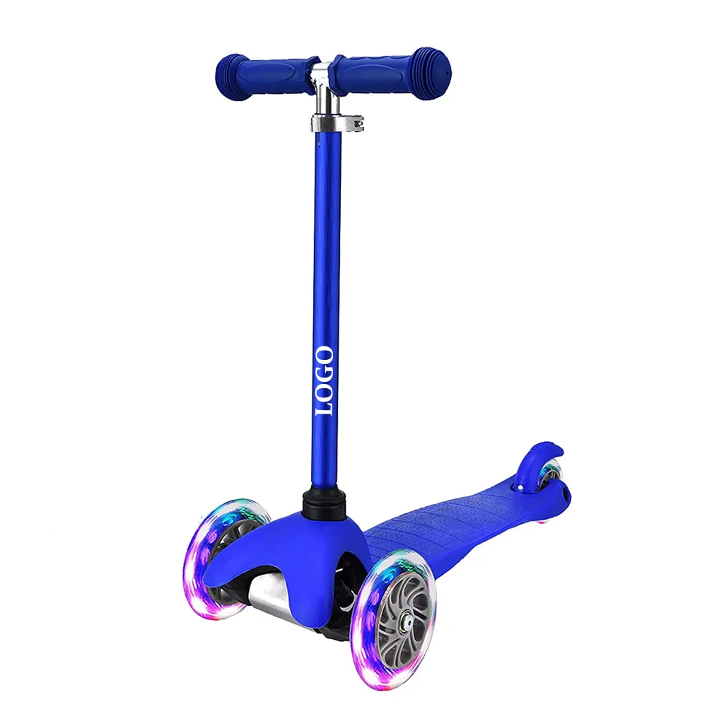 Cheap Price Kick Scooters Kids PU Wheels LED Light Outdoor Activities Children Foot Scooter