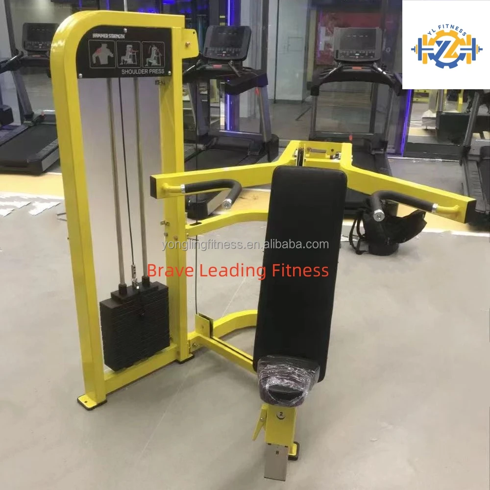 YL-7002 Manufacturer wholesale price high quality gym equipment fitness seated shoulder press of strength training machine