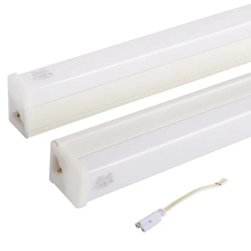 t5 integrated fluorescent tube shopping mall hotel office all plastic bracket lamp t8 full set of led lamp wholesale