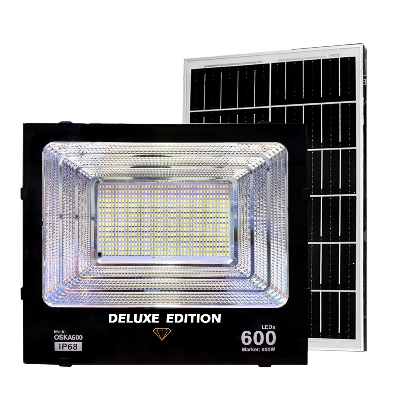 Liketech 2021 Newest function 50 100 200 300 600 2000W ip65 waterproof Aluminum Housing led light Outdoor Solar Floodlight