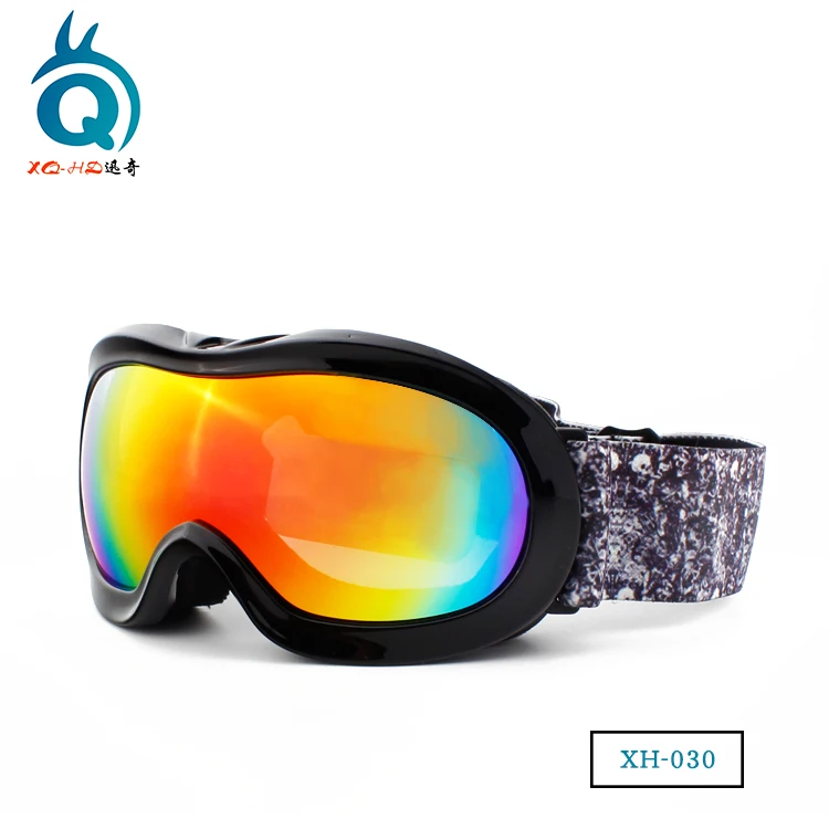 Professional manufacturer best water transfer color anti fog children ski snow goggles