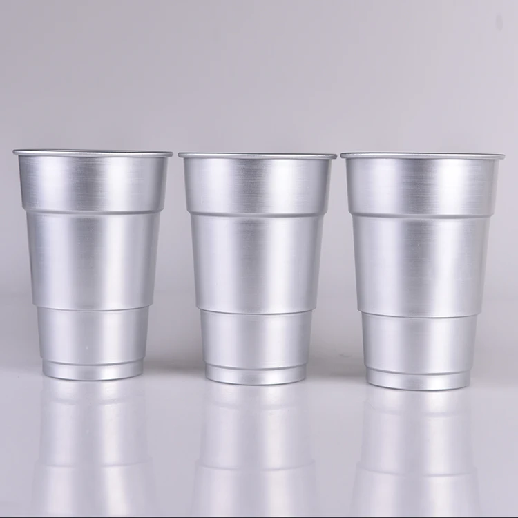 custom aluminum cups beer aluminum mugs 360ml 480ml printing coffee recyle aluminum cola cup