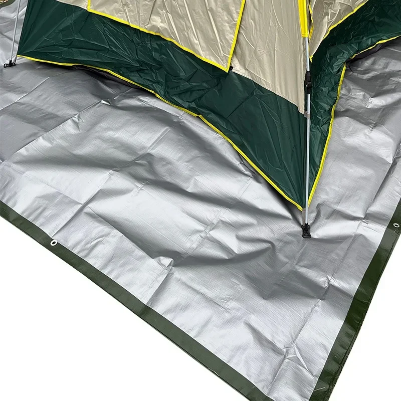180GSM Waterproof Sunblock Shade Cloth, Heat Insulation Rainproof Tarpaulin, Outdoor Camping Moisture-Proof Mat