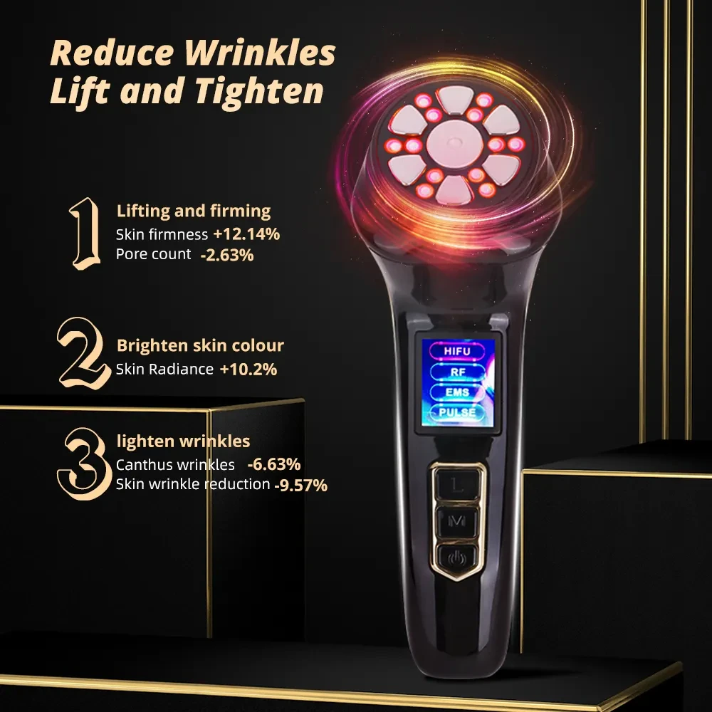 Manufacturer Wholesale 4 In 1 Beauti Facial Home Beauty Photorejuvenation Device Face Lifting Machine  Rf Face Massager