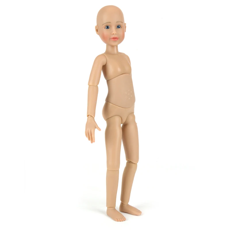 New design and can music with blueteeth for  18 inch model toy style naked ball joint doll