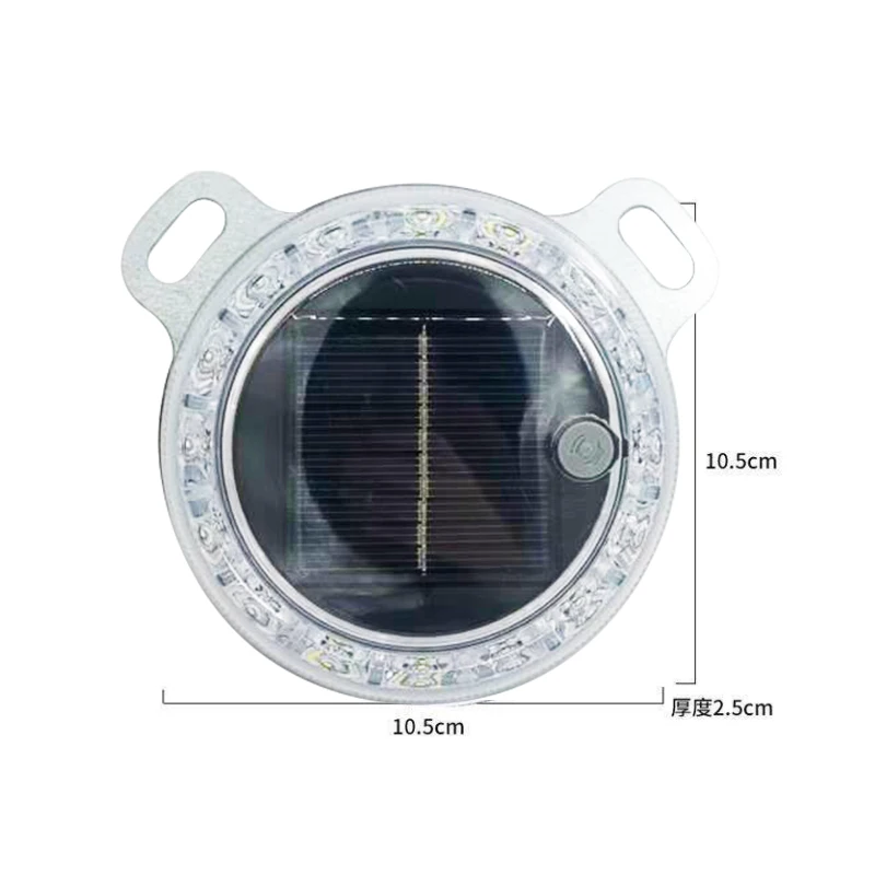 Waterproof LED Strobe Emergency Flash Light Anti-Tail Solar Traffic Warning Cars Trucks Seven Colors ABS PC Material White