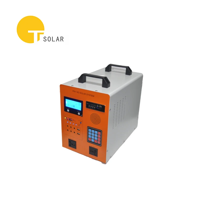 PAYGO pv solar portable solar system that can power solar tv,lights and charging