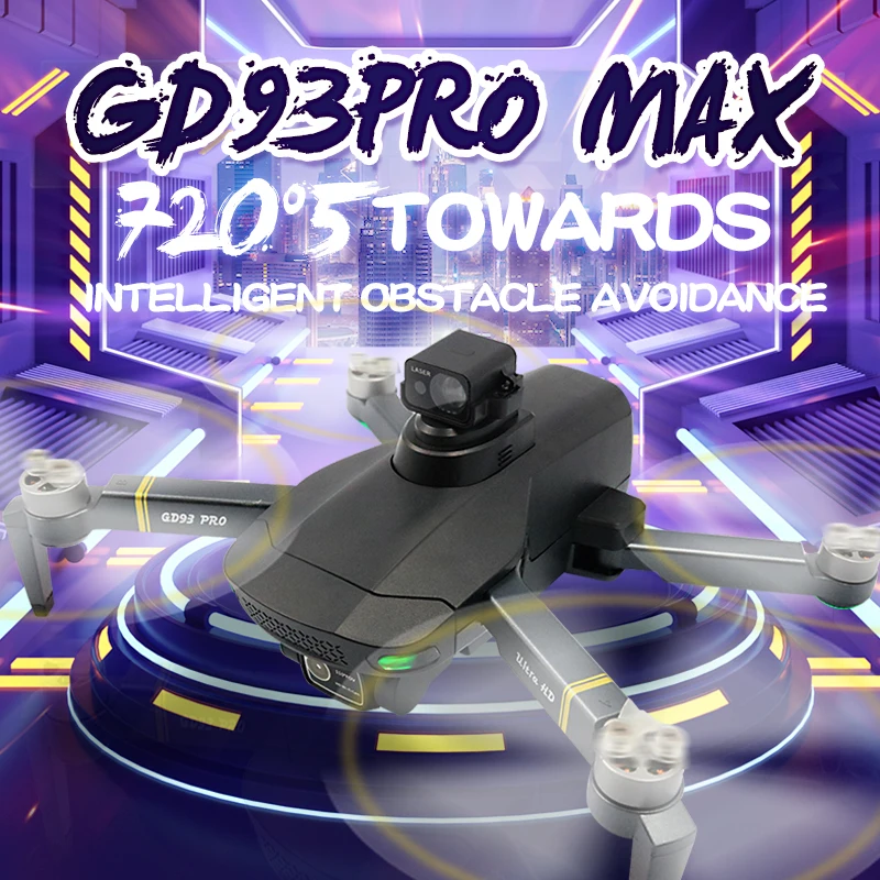 Hot GD93 Pro Max Global Drone high technology  RC drone camera tecnologia 4 Directions 360 Degree Obstacle Avoidance