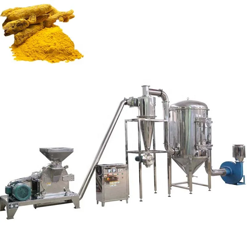 Dehydrated white onion flakes powder making machine spices flour mill food pulverizer machine for sale