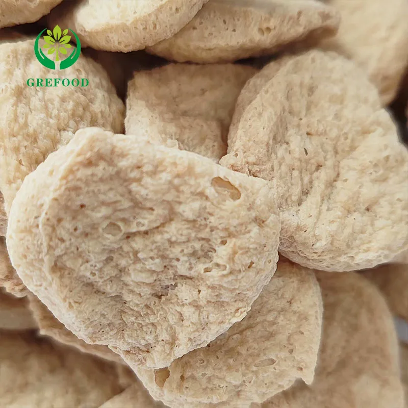 Rich fiber pork substitute by Textured vegetable protein TVP chewy textured soy protein meat Customizable fast food ingredients