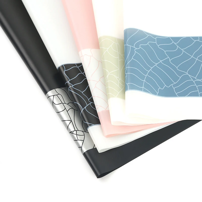 New Bouquet Wrapping Paper Floral Bouquet Paper Florist Supplies Packaging Paper for Wedding Gift DIY with Pattern Waterproof