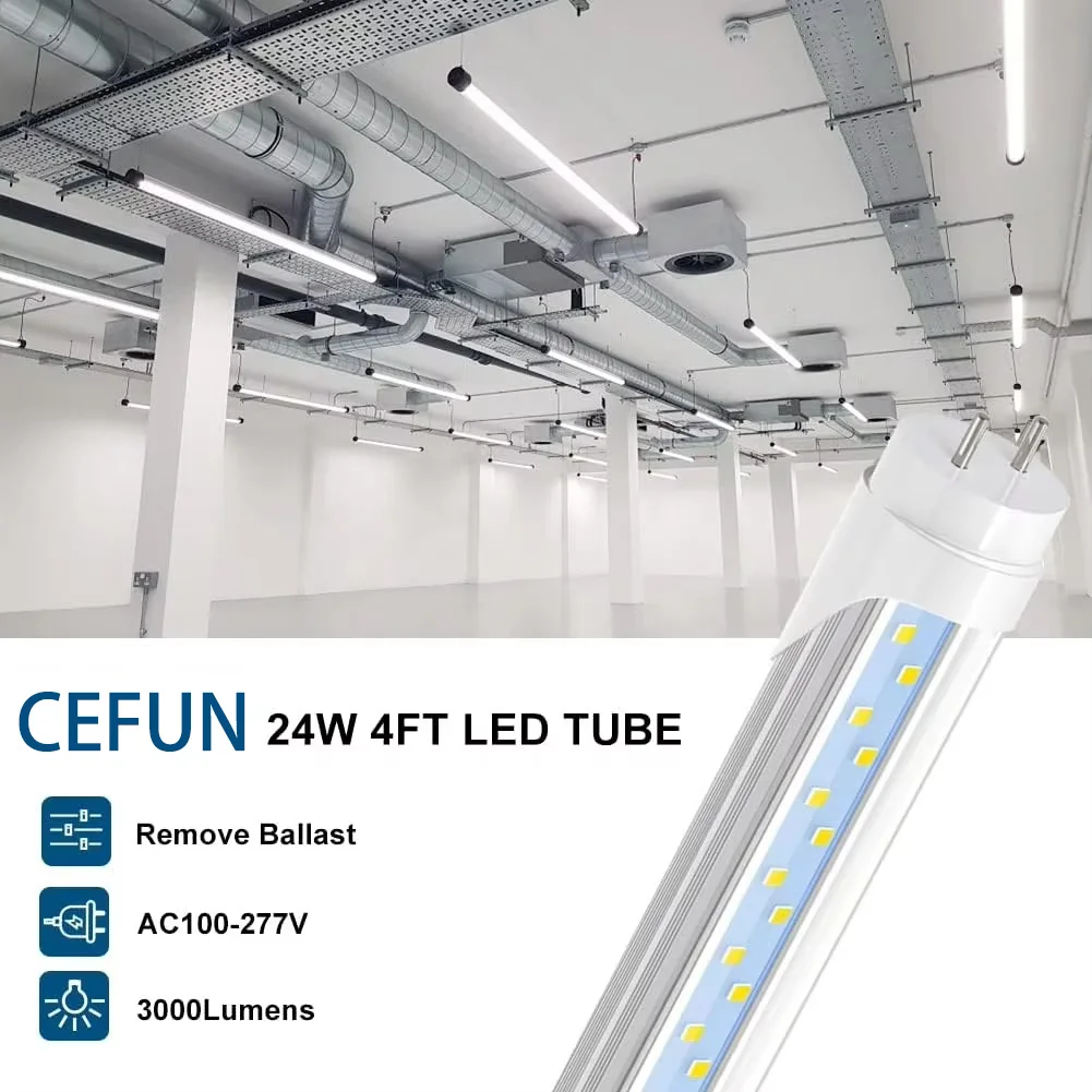 Светодиодные лампы CEFUN T8 T10 T12 4 фута