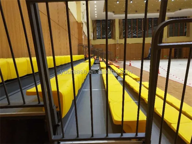 practical Stadium seating indoor telescopic basketball grandstand
