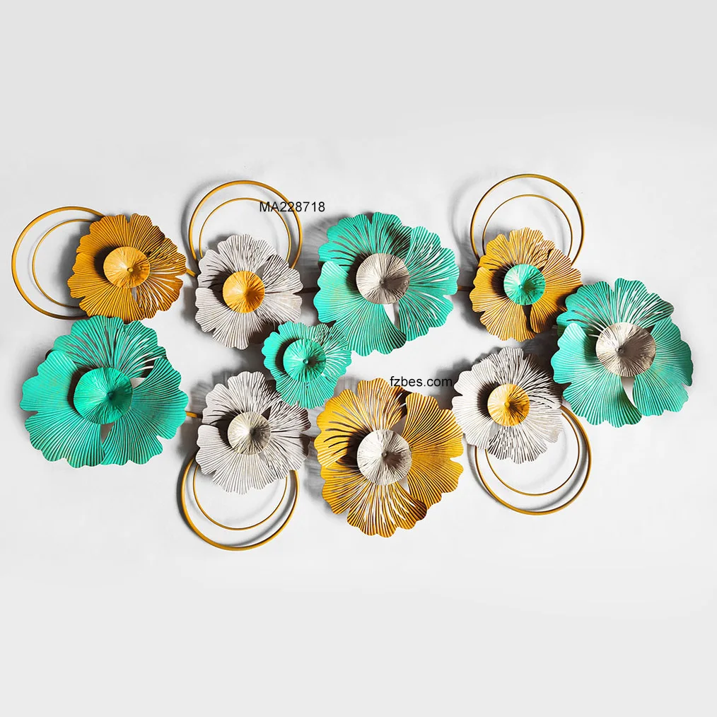 Good Supplier Luxury Golden Abstract Art Shape Metal Wall Decoration modern art metal wall art