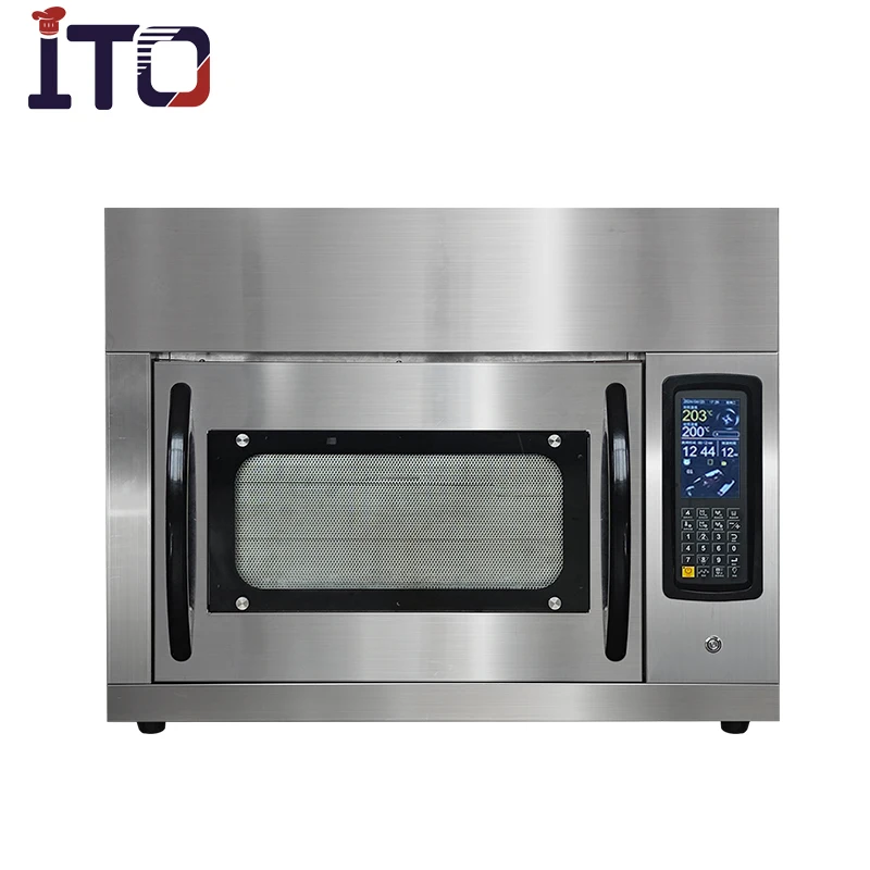 Hot selling chicken high speed oven with microwave function