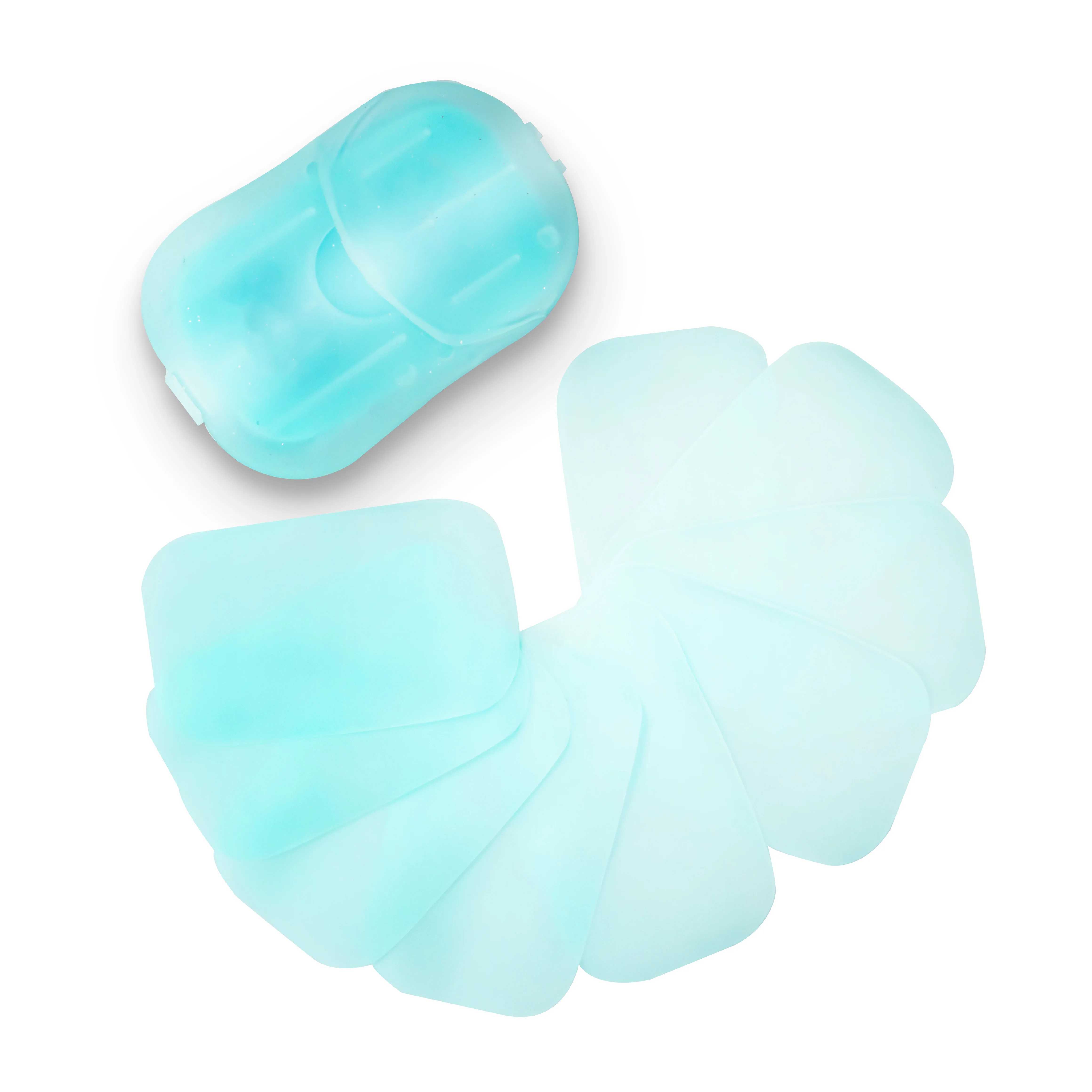 Wholesale Dissolving Disposable Pocket Soap Papers Portable Papier Savon Customization Scented  Hand Wash Paper Soap