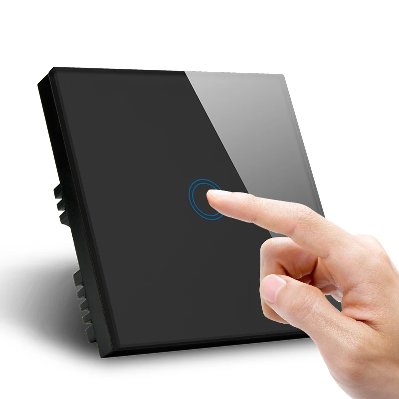 UK Standard Modern Google Home Zigbee Wall Switches  Light Touch Switch for Smart Home 86*86