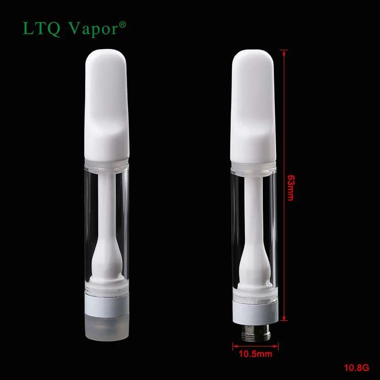 
high quality and fast shipping cbd oil cartridge filling machine ceramic coil 1g cbd vape atomizer 