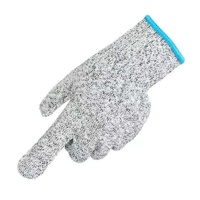 cheaper level 5 CE food grade kitchen anti cut gloves nitrile dipped cut resistant hand gloves for carpenter meat