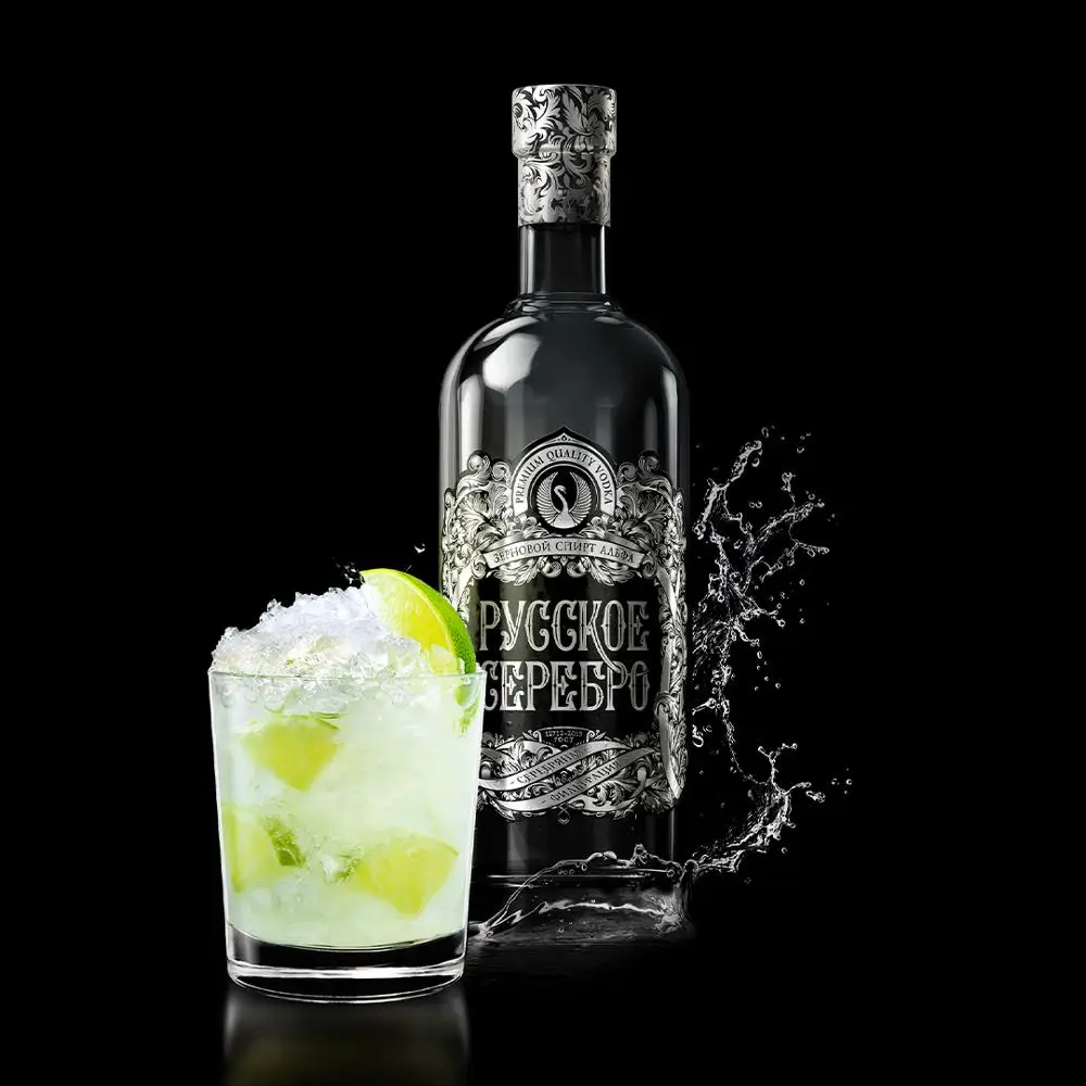 RUSSIAN SILVER Premial Natural 1000 ml Vodka