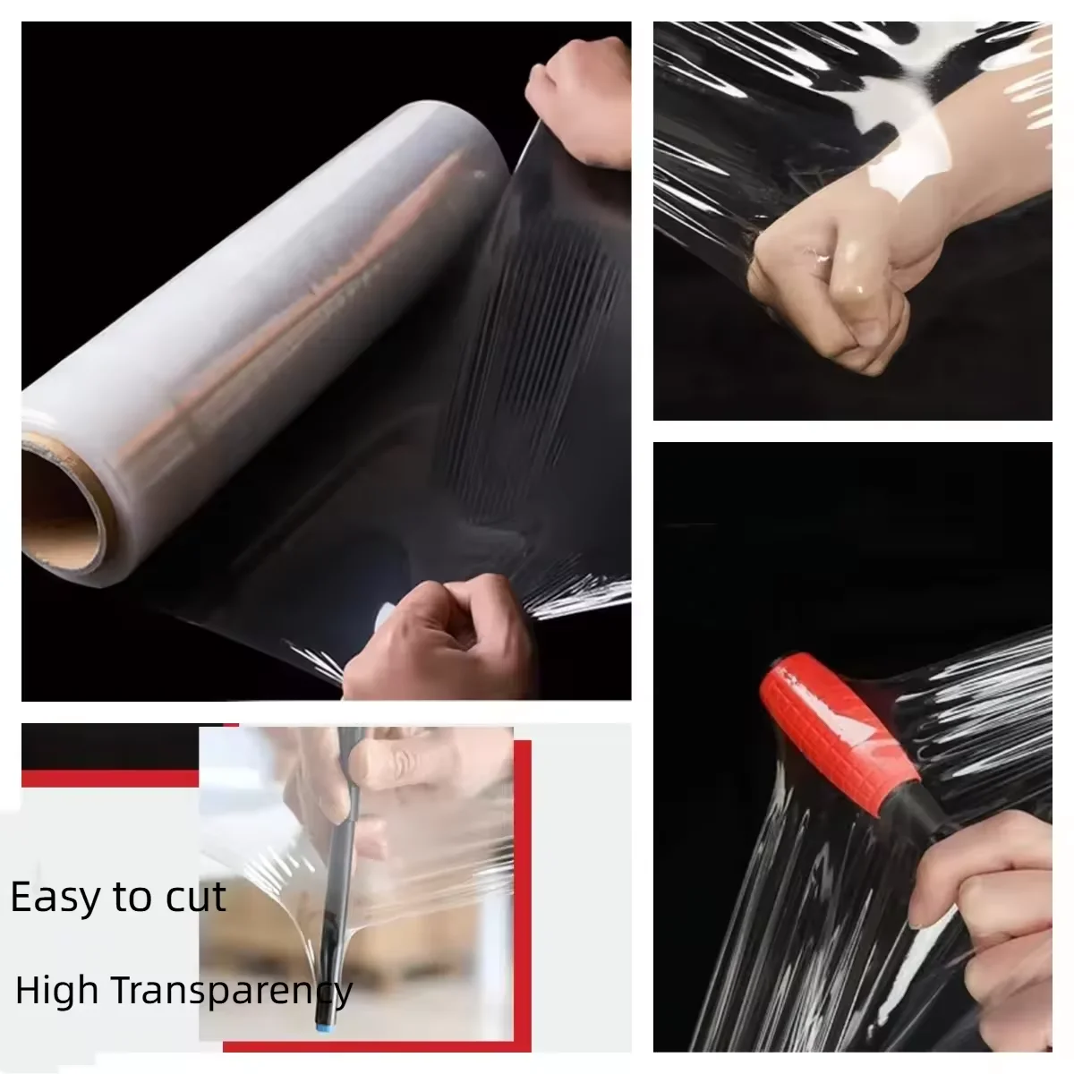 23 Micron Stretch Film Packaging Moving Plastic Wrap Bulk Stretch Wrap