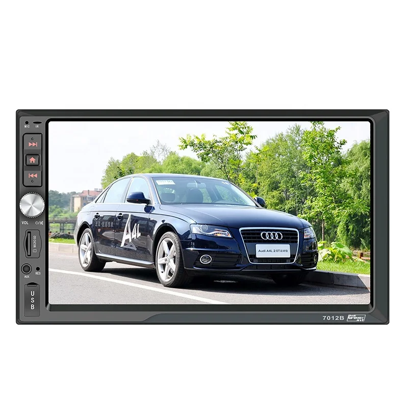 Dropshipping 7010b 7 inch 2 din mp5 car stereo radio system HD Support BT Mirror Link USB SD FM dab car radio