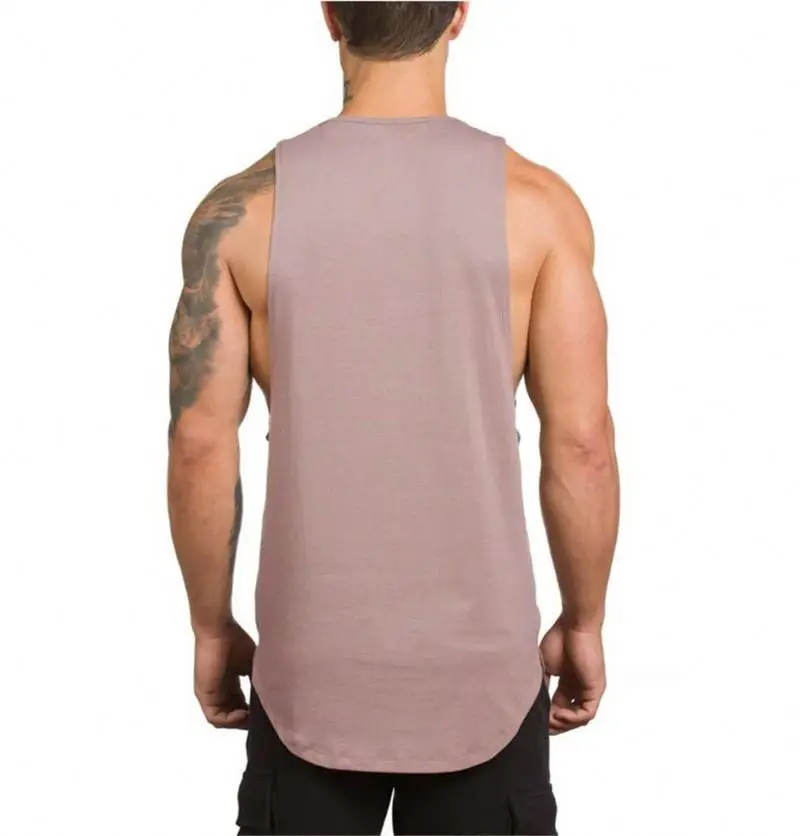  Slim Fit небольшое минимальное кол-во в заказе из хлопкополиэфирной ткани с разрезами по бокам жилет Облегающая рубашка топ на