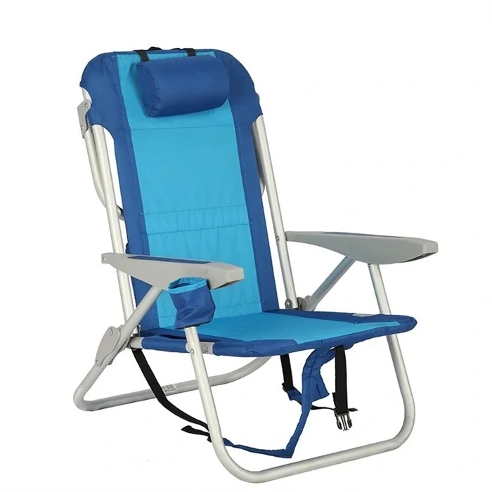 Fishing Bed Lounger Chair New Style Camping Folding Beach Chair Metal Iron