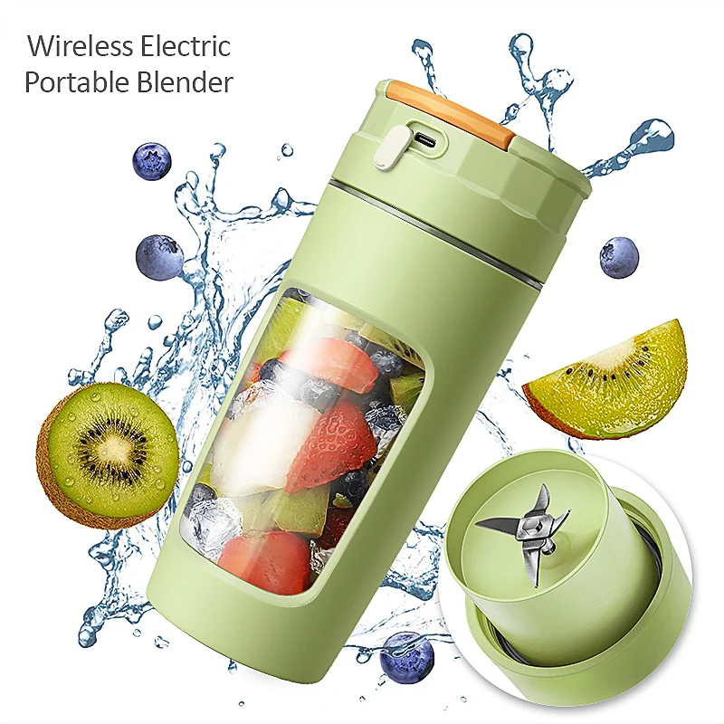 customized version, kitchen, travel, camping, gym, office Portable juicer blender Multi-functional USB charging juicer
