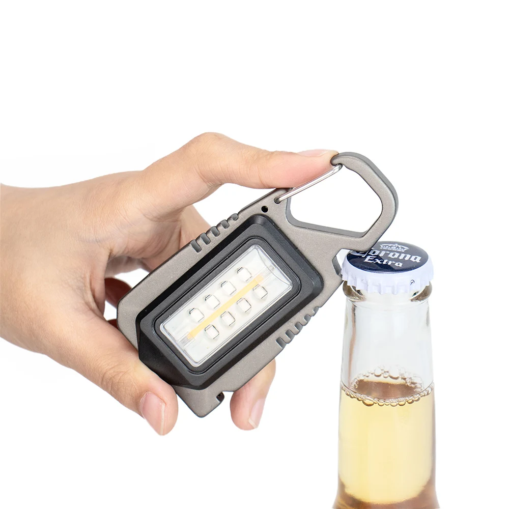 Открытый диодный фонарик Многофункциональный usb портативный smd брелок свет