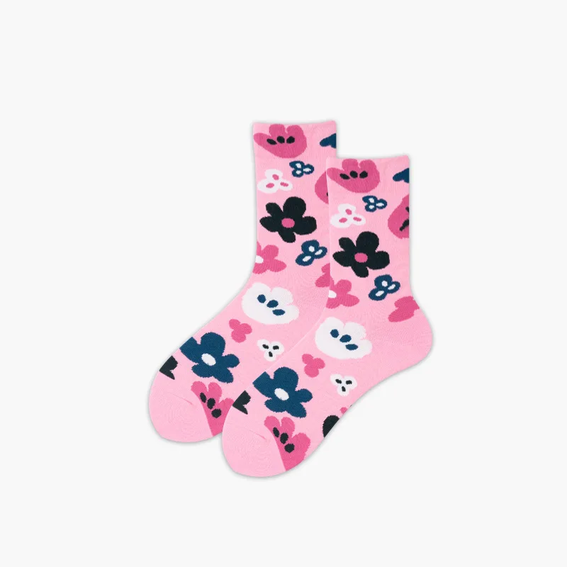 Fashion Beautiful Daisy Flower Pattern Socks