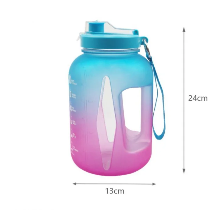 2.2L half gallon water bottle jug, half gallon water bottle with sleeve