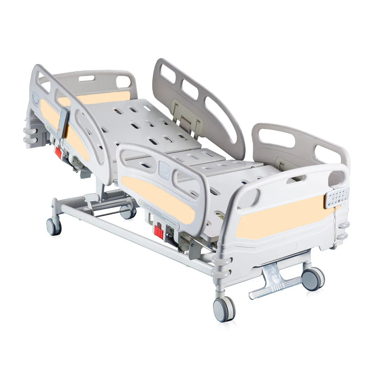 
Дешевая 5 функциональная электрическая регулируемая Больничная кровать ICU медицинская кровать 