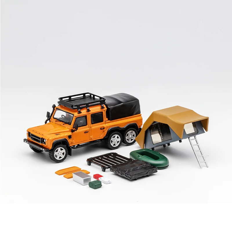 Zhengfeng 1/64 GCD Diecast Alloy Model car Land Defender 6x6 for gift and collection