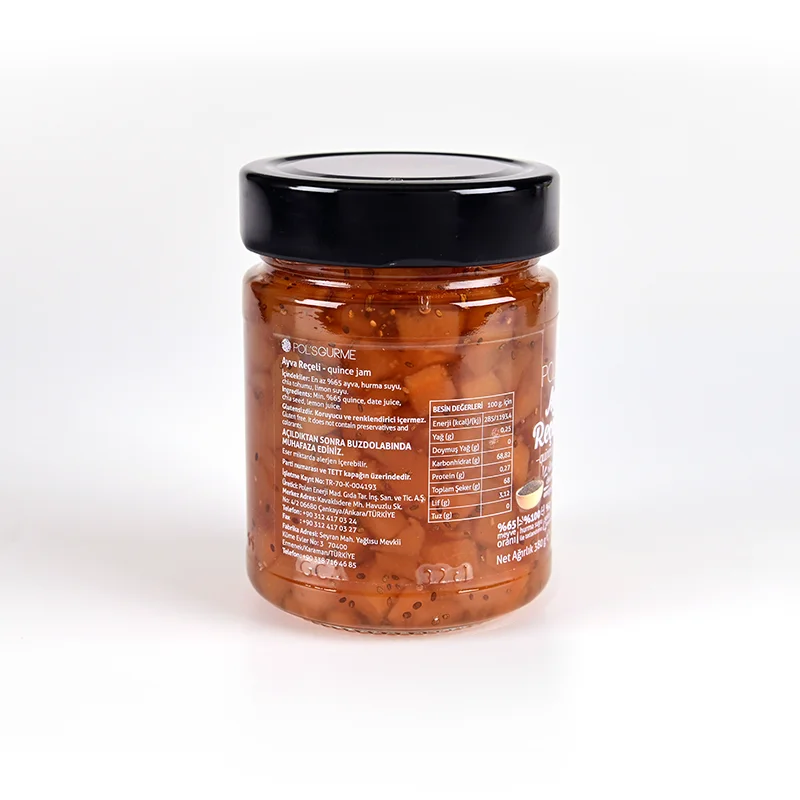 Quince Jam Fruit Preserves Organic Natural Gourmet Level No Sugar Fresh Jams Best Selling Grade Pure Healthy